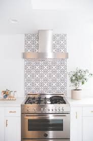 Black And White Moroccan Tile Backsplash Black And White Moroccan Tile Backsplash Fireclay Tile Kitchen Inspirations Modern Kitchen Design Kitchen Tiles Design