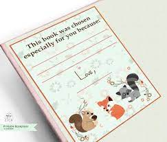 Bookplates For Baby Shower Woodland Themed Printable Set Etsy Forest Animal Baby Shower Book Plates Baby Shower Printables