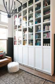 That's especially important if you live in a small apartment! Floor To Ceiling Built In Bookcases The Ultimate Ikea Billy Bookcase Hack