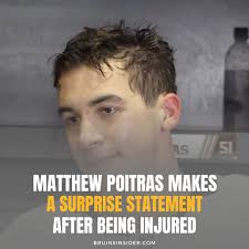 Boston Bruins: Incident Involving Matt Poitras