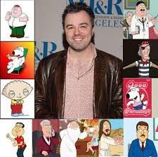 The Faces Behind The Voices Behind Your Favorite Primetime Cartoon Characters America Dad Family Guy Funny Cartoons