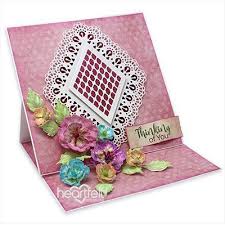#greetingcards #cardmaking #simplysimplestampingi had so many requests on how i created this fancy fold card on my august 18, 2020 post (you can check it. Lacy Diamond Multifold Handmade Greeting Card Create A Gorgeous Gate Fold Card With The Oakberry Heartfelt Creations Cards Heartfelt Creations Cards Handmade