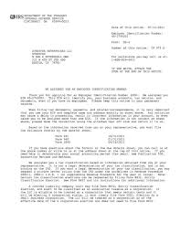 Ein Tax Id Confirmation Letter Confirmation Letter Employer Identification Number Doctors Note Template