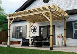 6x6 Post Base Laredo Sunset Owt Lite Ozco Building Products Pergola Patio Pergola Backyard Pergola