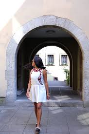 Each of the guest rooms is designed by a different local artist. Embroidery Dress Walking Through Garden Eden