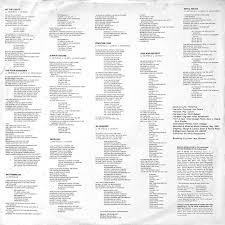 Maybe you would like to learn more about one of these? Album Art Exchange Kill Em All 12 Vinyl Insert Back By Metallica Album Cover Art