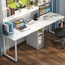 61 Long Computer Table Desk For Two Home Office Decor Home Office Furniture