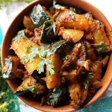 Kashifal Ki Sabzi Spiced Pumpkin Fry My Dainty Kitchen Recipe Pumpkin Recipes Pumpkin Curry Indian Food Recipes