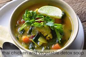 Good for body and soul! Thai Inspired Vegetable Chicken Detox Soup Paleo An Edible Mosaic