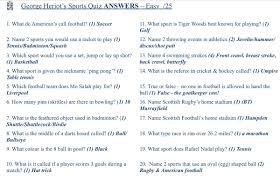 Aug 21, 2020 · trivia is not just a way for you to flex your brainpower over friends and colleagues, it's a really fun way to learn.whether you know the answer or not, after playing a lot of trivia you will eventually start learning facts about geography, history or anything really. Best Quiz Questions About Sports
