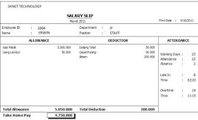 Apakah anda merupakan salah satu karyawan yang bekerja sebagai staf. Contoh Slip Gaji Pekerja Swasta Malaysia