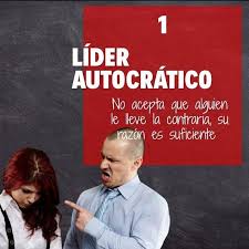 A liderança autocrática é um tipo de liderança que se caracteriza pelo controle de um indivíduo, o líder, sobre todas as decisões e por poucas consultas às opiniões dos membros da equipe. Libremente 1 Lider Autocratico Un Lider Autocratico Facebook
