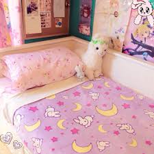 Those Sailor Moon Sheets Are So Cute Home Decor Kawaii Room Otaku Room Kawaii Bedroom