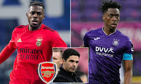 Arsenal bound albert sambi lokonga is one of belgium's hottest prospects, vincent kompany loves him and his older brother played in tottenham's academy. Arsenal Enter Talks With Benfica Over Nuno Tavares And Make Improved Offer For Albert Sambi Lokonga Daily Mail Online