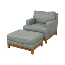 Best sofa corner chair & ottoman: 83 Off Ethan Allen Ethan Allen Oversized Blue Accent Chair And Ottoman Chairs