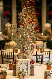 December Wedding Ideas You Need To See Glittery Bride Christmas Wedding Centerpieces Christmas Wedding Themes Tree Wedding Centerpieces