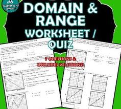 Review Quiz Domain Range Of Linear Functions Linear Function Quiz Choice Questions