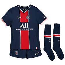 Jordan brand paris saint germain away kit 2019 20 nike news. Paris Saint Germain Home Stadium Kit 2020 21 Little Kids With Kimpembe 3 Printing