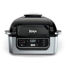 Ninja Foodi 4 In 1 Indoor Grill With 4 Quart Air Fryer Roast Bake Ag300 Walmart Com In 2020 Indoor Electric Grill Indoor Grill Ninja Kitchen