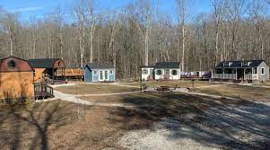 A Family Of 4 Built A Private Tiny House Village Where The Kids Have Their Own Homes Tiny House Village Building A Tiny House Tiny House