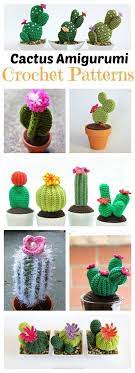 Amigurumi Orgu Kaktus Modelleri Krose Tig Desenleri Sevimli Tig Isi