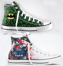 Dc Comics Converse Chuck Taylors Bemalte Schuhe Converse Und Frauenschuhe