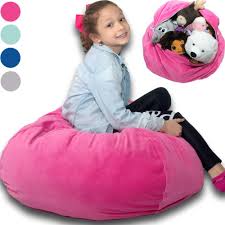 Wekapo Stuffed Animal Storage Bean Bag Chair Cover
