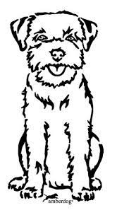 Mouth much undershot, or much overshot. Border Terrier Autoaufkleber Carsticker Hunde Wandtattoo De Wandtattoos Autoaufkleber Hunde Motive Kleidung Dog Drawing Labradoodle Art Animal Drawings