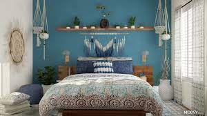 Blue Boho Bedroom Eclectic Style Bedroom Design Ideas Blue Bedroom Walls Blue Green Bedrooms Bedroom Design