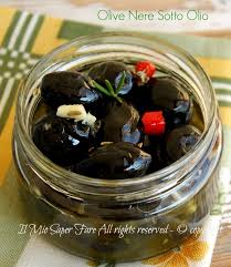 Olive Nere Sott Olio Ricetta Per Farle In Casa
