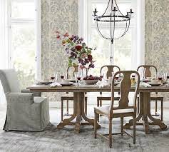 Extendable dining table and chairs. Linden Extending Dining Table Pottery Barn