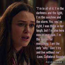 The critical importance of honest journalism and a free flowing. I Am Love Don T Try And Live Without Me Collateral Beauty Collateral Beauty Quotes Funny Beauty Quotes Inner Beauty Quotes