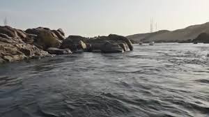 Sailing Large Wide River Nile Aswan Egypt Rural Countryside Landscape Stock Video C Paulvinten 246331354