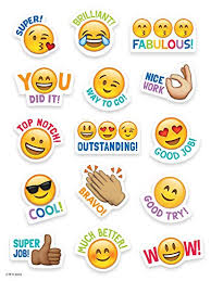 creative teaching press emoji rewards stickers 4143