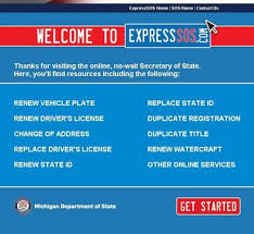 Secretary Of State Launches Website To Renew Licenses Auto Tags Online Mlive Com
