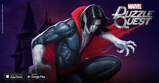 Второй фильм в рамках вселенной marvel от sony. Morbius The Living Vampire Marvel Puzzle Quest New Character D3 Go