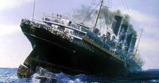 the rms lusitania sinking in real time