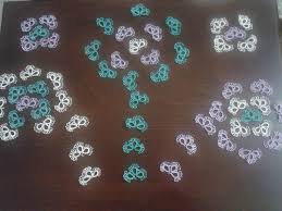 Uclu Yonca Cicegimiz Tek Mekik Teknigi Tatting Lace Tatting Make It Yourself