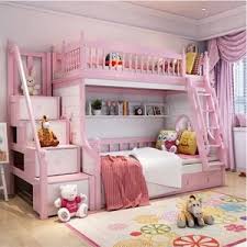 Maybe you would like to learn more about one of these? Solid Wood Romantic Pink White Princess Kids Bunk Beds Bedroom Furniture Set From China Tradewheel Com