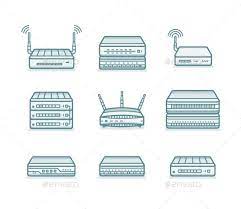 Network Router Icons Computers Technology Router Switch Router Internet Service Provider