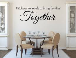 Free shipping on orders over $25 shipped by amazon. Kitchens Are Made To Bring Families Together Vinyl Kitchen Wall Decal Kitchen Wall Art Kitchen Wall Decor Kitchen Sign Kitchen Quote In 2021 Kitchen Wall Dining Room Wall Art Dining Room Walls