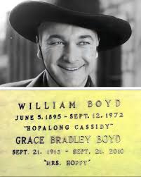 WILLIAM BOYD...Hopalong Cassidy