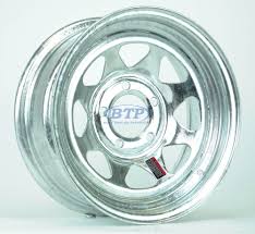 Galvanized Boat Trailer Wheel 14 Inch 5 Bolt Trailer Rim 5 On 4 1 2