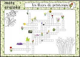 Check spelling or type a new query. Un Petit Rituel S Est Mis En Place Dans La Classe Grace Au Petit Jardin Dont Nous Nous Occupons Je Depos Fleurs Printemps Mots Croises Mots Fleches A Imprimer