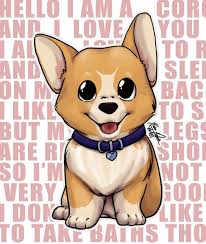 Corgi Clipart Face Pencil And In Color Corgi Clipart Face Cute Dog Drawing Corgi Drawing Corgi Art