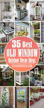 Box pleat curtains are another popular window treatment and for good reason. 34 Beautiful Old Window Outdoor Decor Ideas For Your Yard To Stand Out Decor Home Ideas