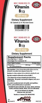 Most adults should aim for at least 2.4 micrograms per day, according to the national institutes of health (nih). Avkare Vitamin B12 Cyanocobalamin 250 Mcg 50 Unit Dose Tablets Drugsupplystore Com