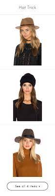 Hat Trick By Modaedit On Polyvore Featuring Hat Hattrick Uryourstyle Women S Fashion Accessories Hats Brixton Wool Wool Fedora Hat Wool Fedora Wool Hat