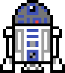 Star wars pixel art grid. Pixel Art R2d2 Gamboahinestrosa