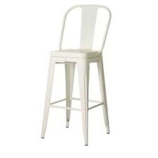 Garden 30 In White Bar Stool With Back 1043000440 Home Bar Furniture White Bar Stools Kitchen Stools